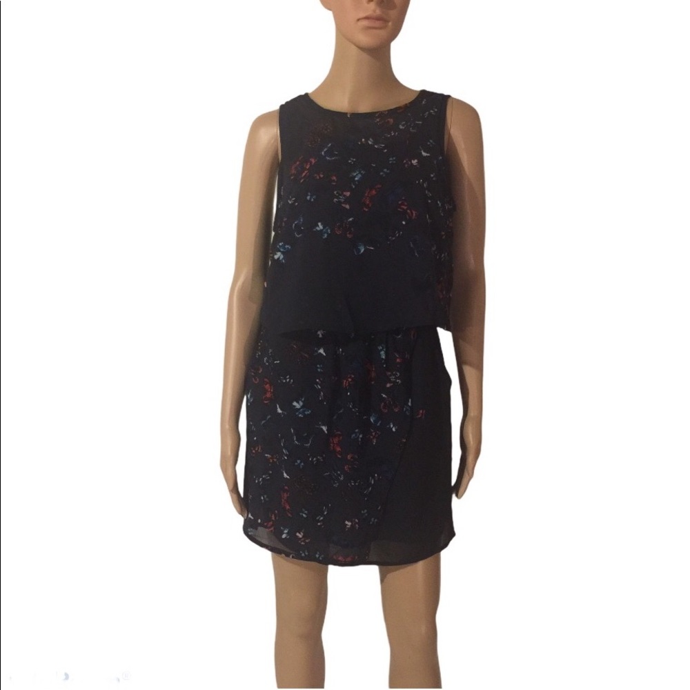 NWOT.  Butterfly Print Dress
